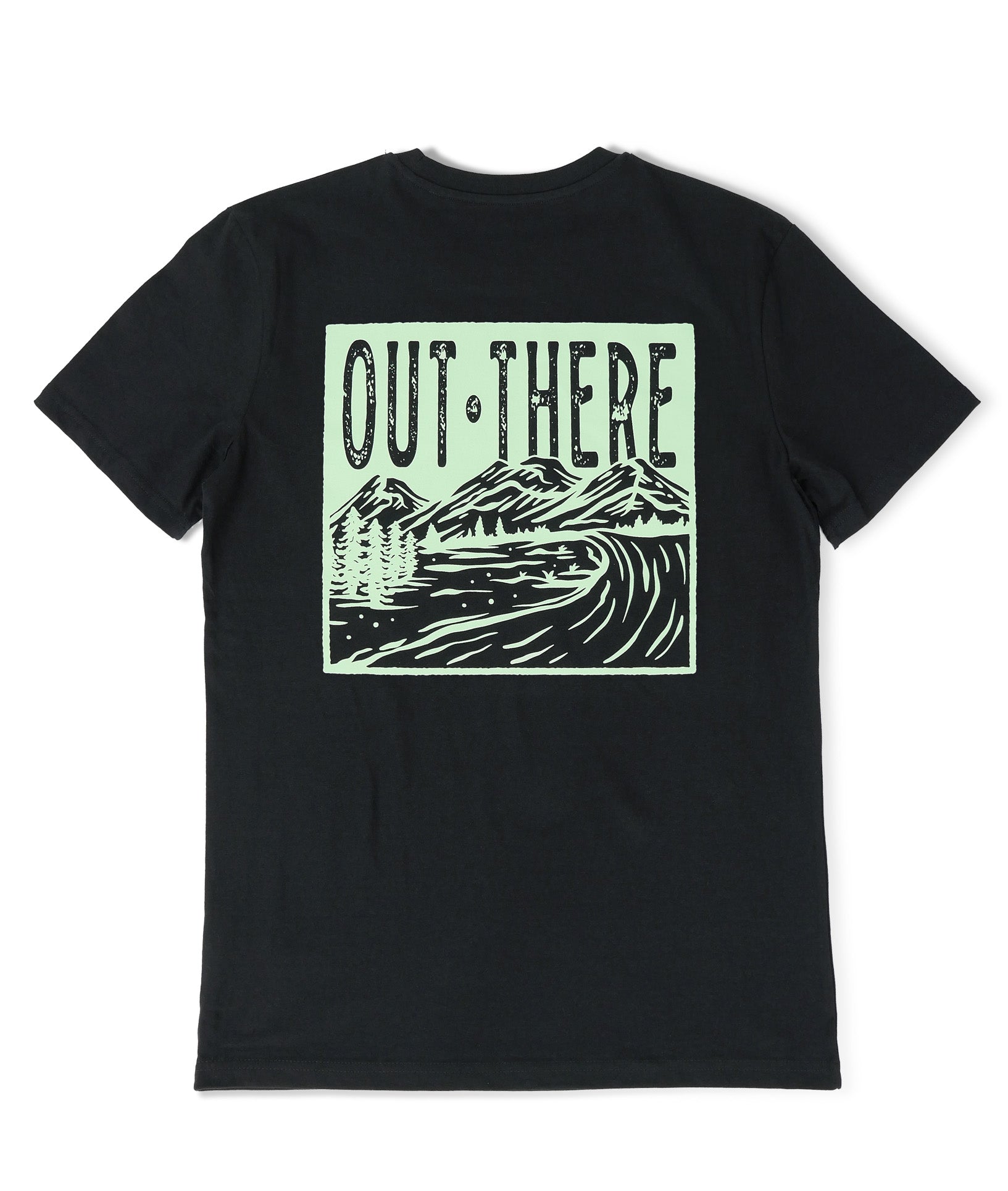 Out There T-Shirt – Schwarz