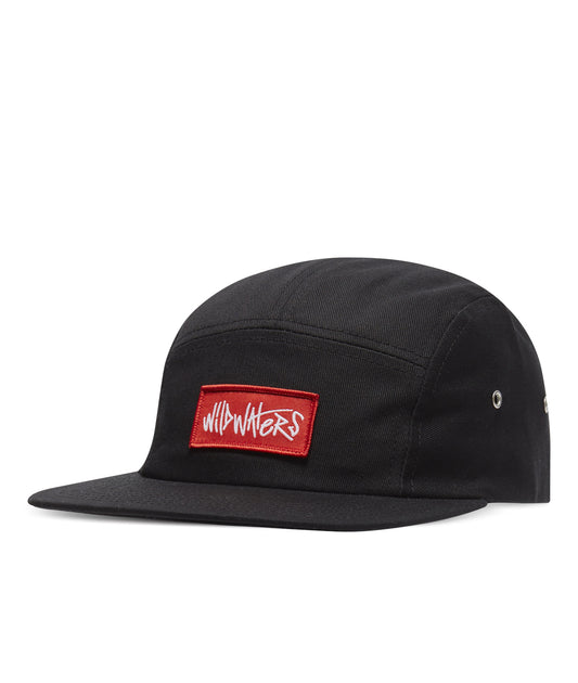 Signature 5 Panel Cap - Black