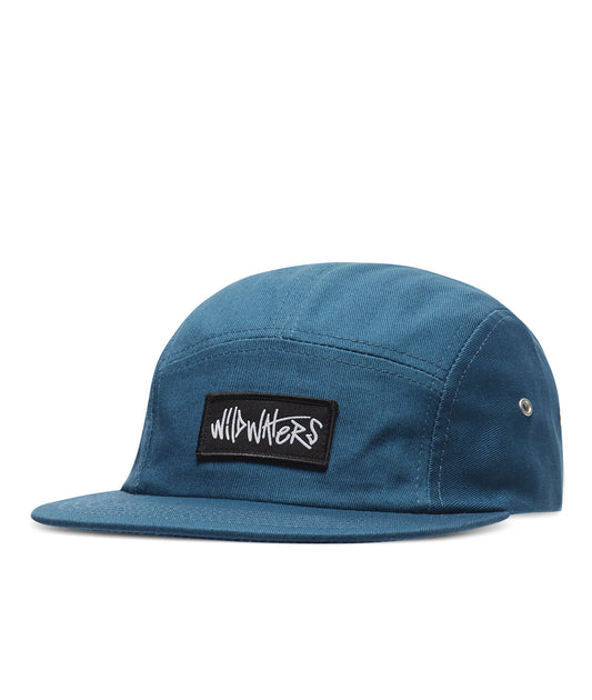 Signature 5 Panel Cap - Azure