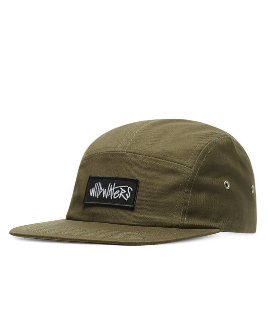 Signature 5 Panel Cap - Khaki