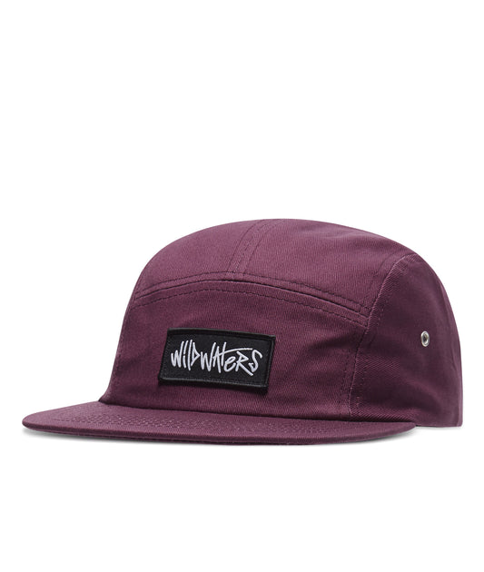 Signature 5 Panel Cap - Mulberry
