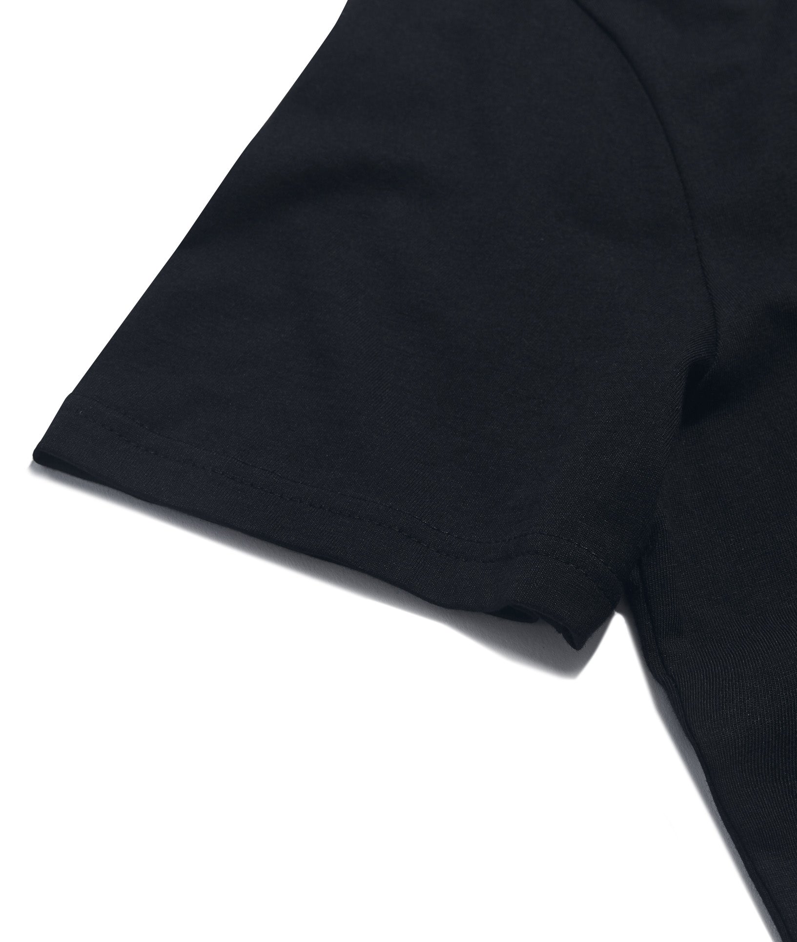 T-Shirt mit Unterschrift - Schwarz